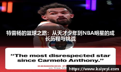 特雷杨的篮球之路：从天才少年到NBA明星的成长历程与挑战